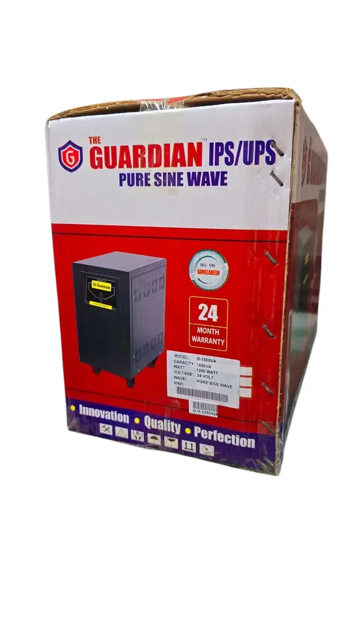 গার্ডিয়ান আইপিএস 1500VA, 24V পিওর সাইন ওয়েভ 2